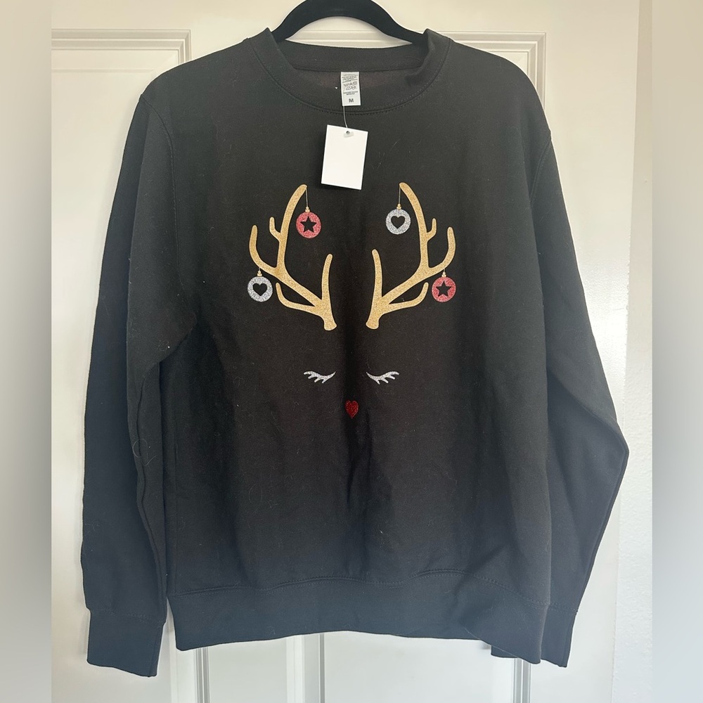 NWT Lipsy London Reindeer Sweatshirt Size Medium